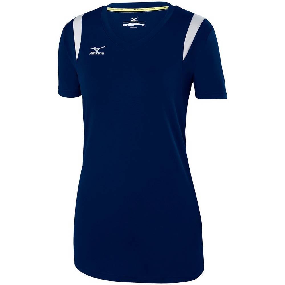 Damske Dresy Mizuno Balboa 5.0 Long Sleeve Volejbalove Námornícka Modrá/Strieborne Vypredaj VOQT6270